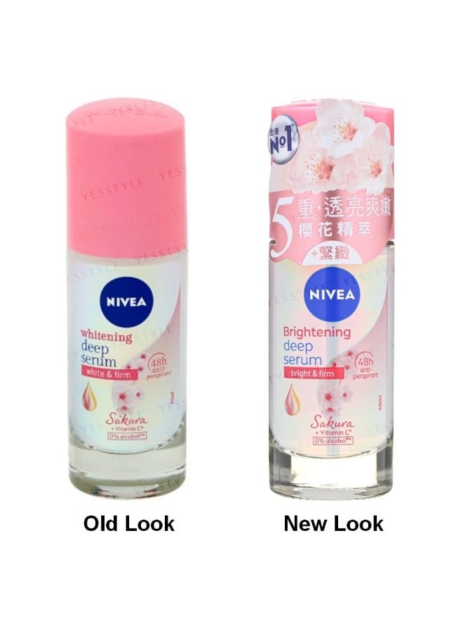 NIVEA - Brightening Deep Serum Sakura Roll On 40 ml - Image 2